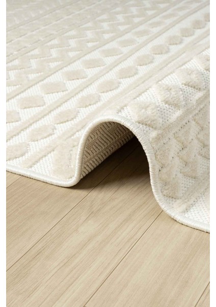 Harmoni Beyaz Salon Oturma Odası Çocuk Odası Yatak Odası Halısı Hrm209 80 x 300 indirimleri
