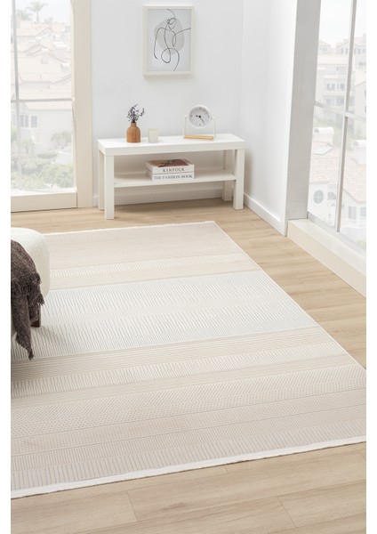Toronto Krem Bej Salon Oturma Odası Çocuk Odası Yatak Odası Halısı Trn553 200 x 290