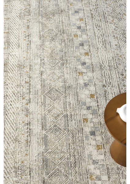 Hermes Krem Salon Oturma Odası Çocuk Odası Yatak Odası Halısı Hm6001 120 x 180