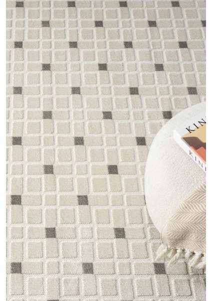 Harmoni Beyaz Gri Salon Oturma Odası Çocuk Odası Yatak Odası Halısı Hrm210 120 x 180 fırsatları
