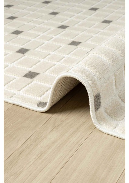 Harmoni Beyaz Gri Salon Oturma Odası Çocuk Odası Yatak Odası Halısı Hrm210 120 x 180 indirimleri