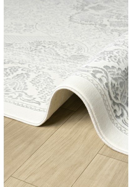 Motto Krem Gri Salon Oturma Odası Çocuk Odası Yatak Odası Halısı Mt1017 80 x 150 indirimleri