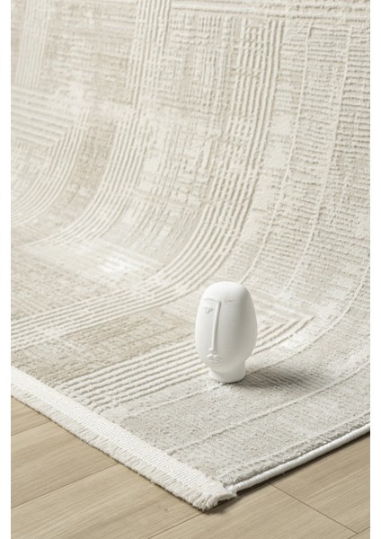 Hermes Krem Bej Salon Oturma Odası Çocuk Odası Yatak Odası Halısı Hm6014 160 x 230 modelleri