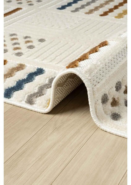 Harmoni Beyaz Salon Oturma Odası Çocuk Odası Yatak Odası Halısı Hrm203 200 x 290 indirimleri