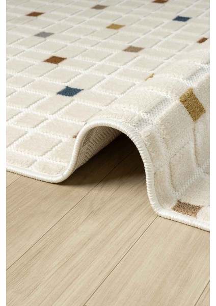 Harmoni Beyaz Salon Oturma Odası Çocuk Odası Yatak Odası Halısı Hrm211 120 x 180 indirimleri