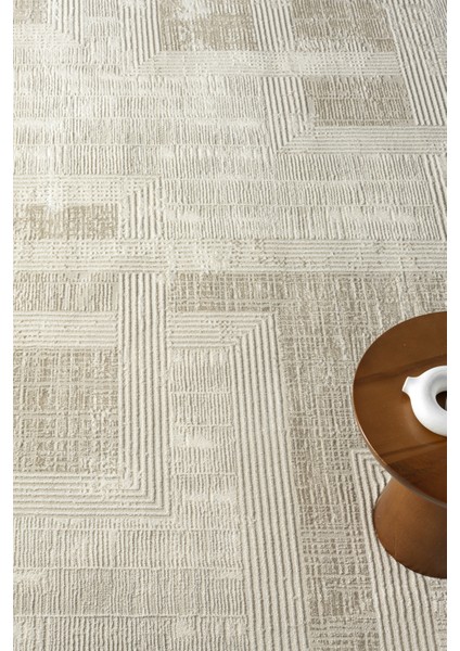 Hermes Krem Bej Salon Oturma Odası Çocuk Odası Yatak Odası Halısı Hm6014 200 x 290 fırsatları