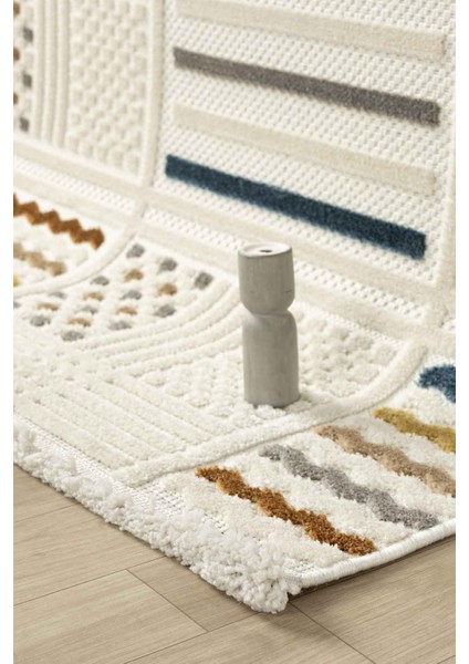 Harmoni Beyaz Salon Oturma Odası Çocuk Odası Yatak Odası Halısı Hrm203 100 x 200 modelleri