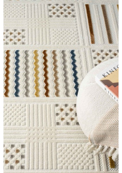 Harmoni Beyaz Salon Oturma Odası Çocuk Odası Yatak Odası Halısı Hrm203 100 x 200 fırsatları