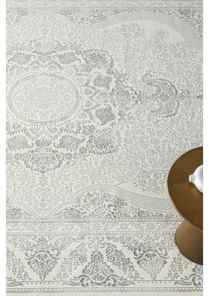 Motto Krem Gri Salon Oturma Odası Çocuk Odası Yatak Odası Halısı Mt1017 100 x 300 fırsatları