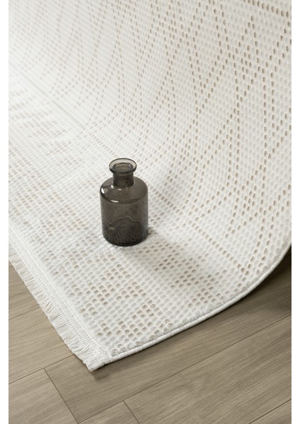 Motto Beyaz Bej Salon Oturma Odası Çocuk Odası Yatak Odası Halısı Mt1015 160 x 230 modelleri