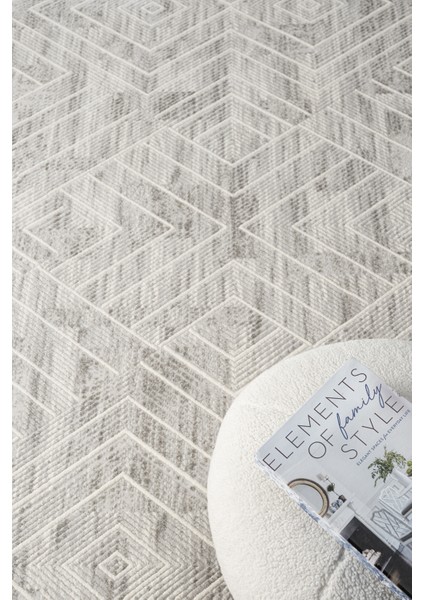 Santana Bej Salon Oturma Odası Çocuk Odası Yatak Odası Halısı Sn422 80 x 150