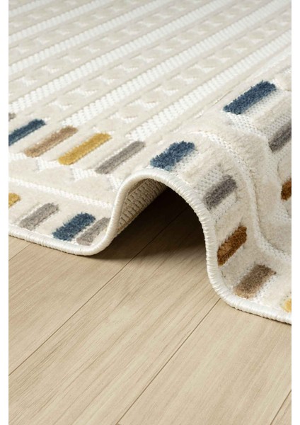 Harmoni Beyaz Salon Oturma Odası Çocuk Odası Yatak Odası Halısı Hrm201 200 x 290 indirimleri