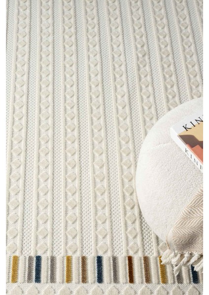 Harmoni Beyaz Salon Oturma Odası Çocuk Odası Yatak Odası Halısı Hrm201 100 x 200 fırsatları