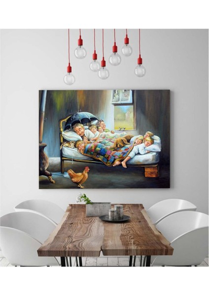 Mutluluğun Resmi Tablosu Kanvas Tablo 70X100CM
