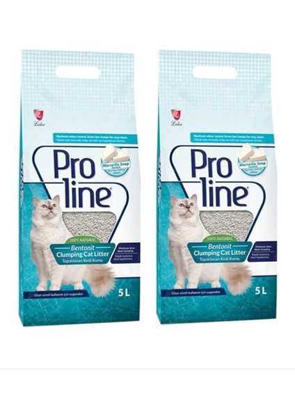 Pro Line Marsilya Sabunu Kokulu Kedi Kumu 2X10L