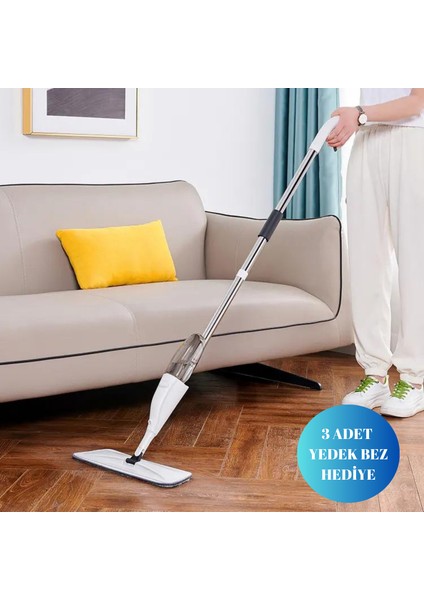 Sprey Mop Set 3 Adet Yedek Bez Hediyeli