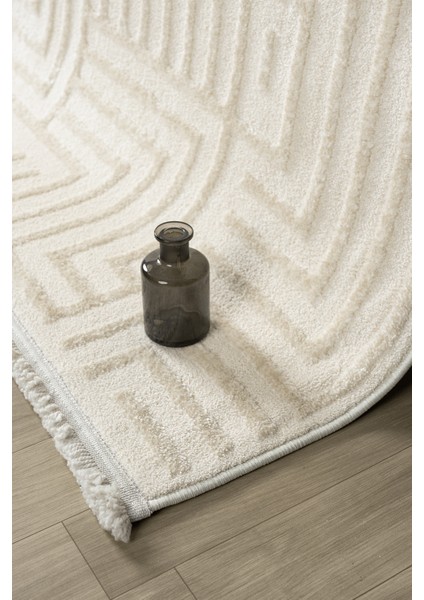 Ventura Beyaz Shaggy Yumuşak Post Peluş Salon Oturma Odası Halısı Vnt114 80 x 300 modelleri