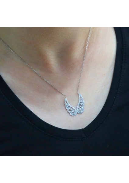 Baget Taşlı kanat kolye fırsatları