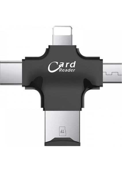 Fxn-05 Ios Android Type-C Lightning Usb-A Microsd Tf Kart Okuyucu