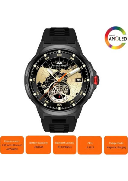 TT_CASTU-SK50 1,93 Inc Amoled Ekran Akıllı Saat fiyatları