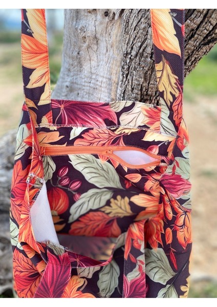 Renkli Desenli Çok Amaçlı Bez Tote/plaj/omuz Çantası modelleri