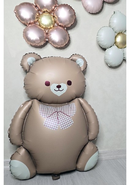 Retro Sevimli Ayı Balon Büyük Teddy Bear Ayı Folyo Balon