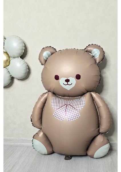 Retro Sevimli Ayı Balon Büyük Teddy Bear Ayı Folyo Balon