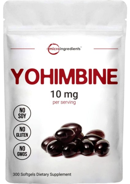 Double Strength Yohimbine Hcl Supplements For Men And Women 300 Softgel