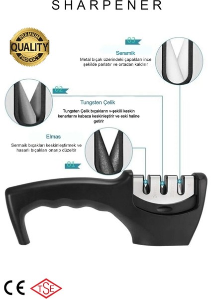 Profesyonel Bıçak Bileyici SM-015