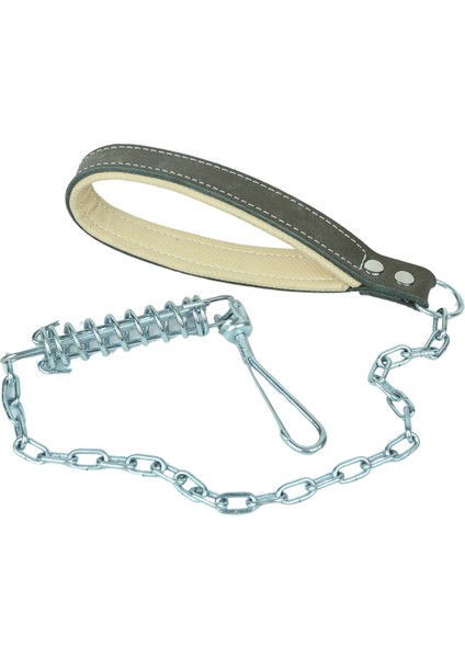 Yaylı Zincir Köpek Gezdirme Kayışı
