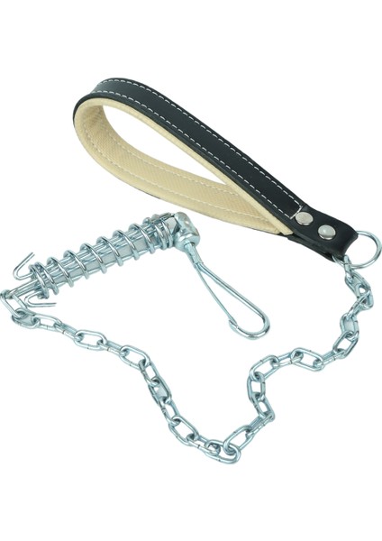 Yaylı Zincir Köpek Gezdirme Kayışı