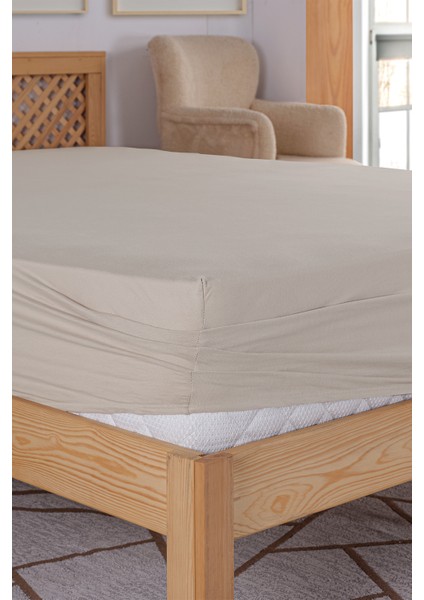 Penye-Likralı Lastikli Çarşaf, 180×200 Battal Boy %100 Pamuk-Elastan Örme Kumaş, 200 Gr/m² modelleri