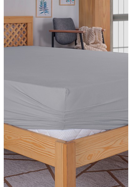 Penye-Likralı Lastikli Çarşaf, 180×200 Battal Boy %100 Pamuk-Elastan Örme Kumaş, 200 Gr/m² modelleri