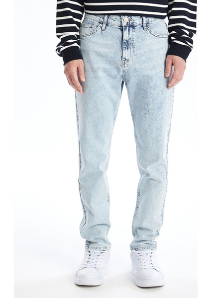 Yeni Sezon Kışlık Denim Kumaş Slim Fit Erkek Jean Pantolon