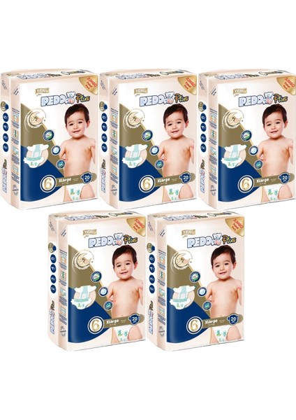 Plus Bebek Bezi Beden:6 (15+kg) Extra Large 100 Adet Jumbo Mega