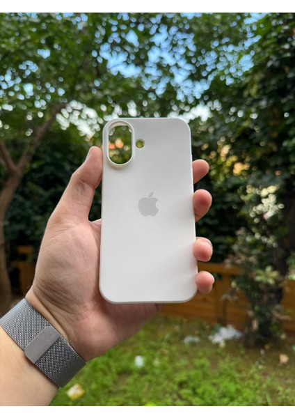 Meri Case Iphone 16 Uyumlu Logolu Içi Kadife Lansman Kılıf Arka Kapak