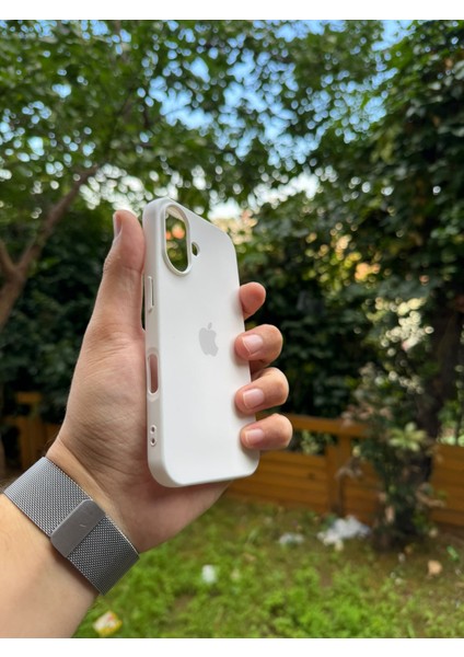 Meri Case Iphone 16 Uyumlu Logolu Içi Kadife Lansman Kılıf Arka Kapak