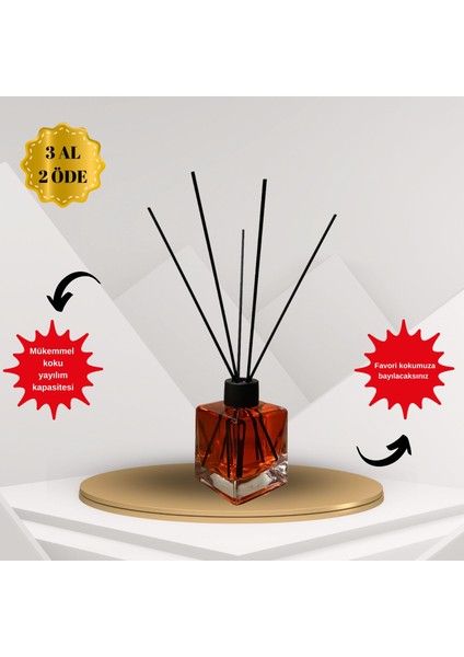 Ateş Meleği Kırmızı Meyveler, Vanilya, Paçuli ve Bergamot Dekoratif 115 ml Bambu Çubuklu Oda Kokusu