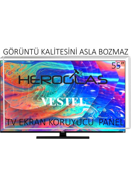 Vestel 55Q9900 55"inç 139 Ekran Tv Ekran Koruyucu