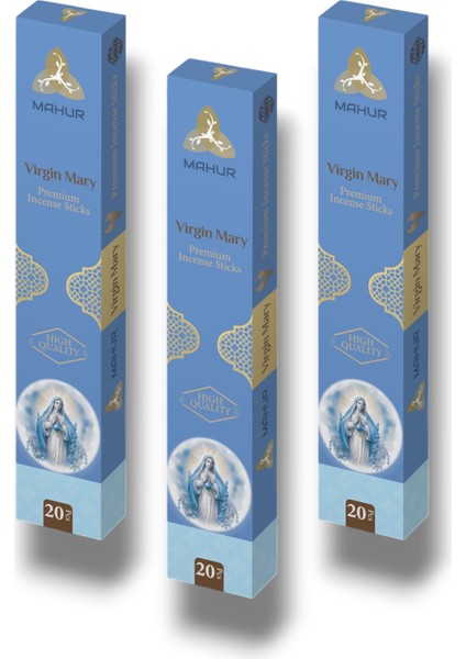 Meryem Ana Virgin Mary Kokulu Çubuk Tütsü