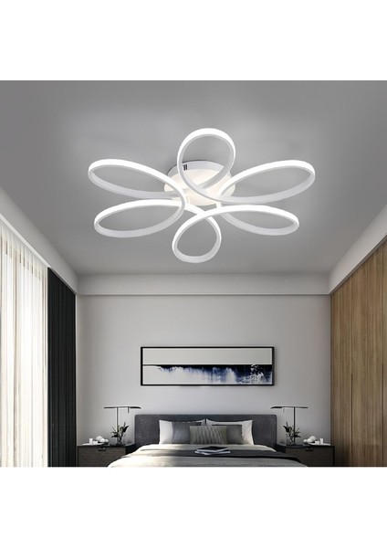 Minel Dekor Papatya Model Led50 Cm, Tavan Lambası, Modern Aydınlatma,Dekoratif Şık Avize