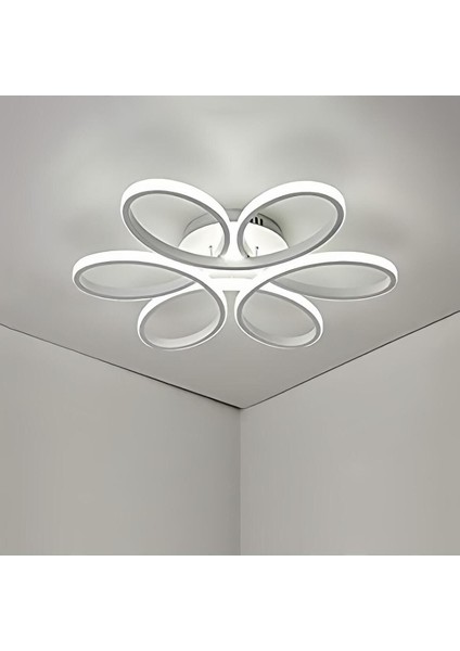 Minel Dekor Papatya Model Led50 Cm, Tavan Lambası, Modern Aydınlatma,Dekoratif Şık Avize
