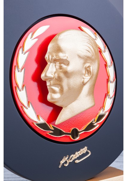 Dekoratif Atatürk Kabartmalı Plaket Biblo Özel Tasarım modelleri