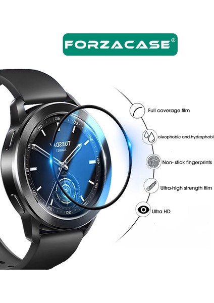 Xiaomi Watch S3 Için Çerçeveli Tam Kaplayan 3D Pet Ekran Koruyucu Film - FC016 fırsatları