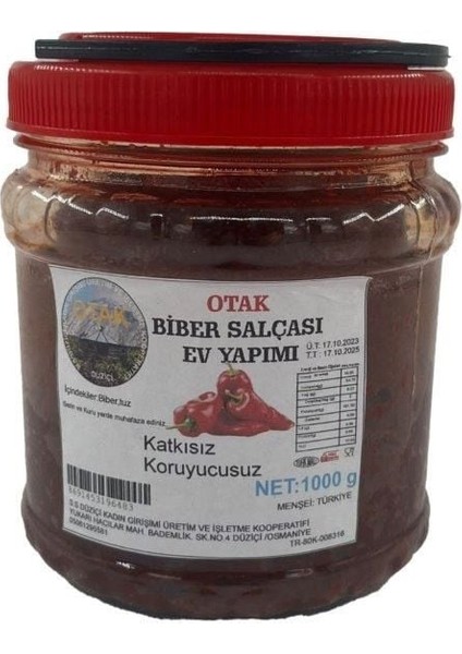 Biber Salçası Ev Yapımı Tatlı 1 kg