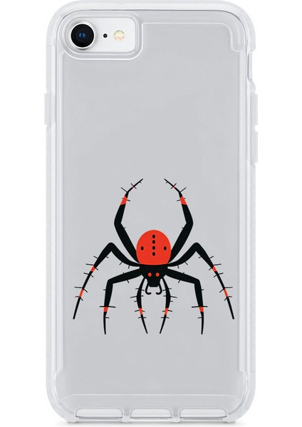 Apple iPhone 7 Uyumlu Örümcek Desenli Silikon Kılıf