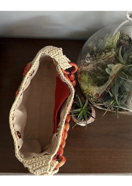 El Yapımı Şık Abiye Hasır Çanta 4 modelleri