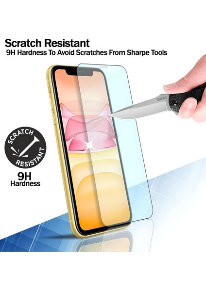 iPhone 11 Darbeye Dayanıklı Şeffaf Nano Ekran Koruyucu Cam - Ince ve Esnek