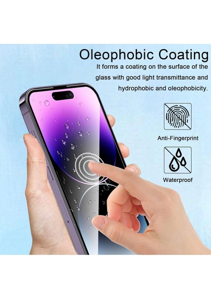 Apple iPhone 15 Pro Tam Kaplayan Ekran Koruyucu Cam - - Extra Ince modelleri