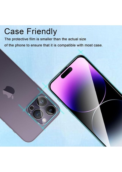 Apple iPhone 15 Pro Tam Kaplayan Ekran Koruyucu Cam - - Extra Ince fırsatları